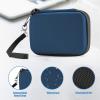 ProCase Hard Carrying Case Compatible for Samsung T7 / T7 Touch Portable SSD with Silicone Cover, Shockproof Storage Travel Organizer for T7 Touch Portable 500GB 1TB 2TB USB Solid State Drives -Red(Navy)