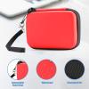 ProCase Hard Carrying Case Compatible for Samsung T7 / T7 Touch Portable SSD with Silicone Cover, Shockproof Storage Travel Organizer for T7 Touch Portable 500GB 1TB 2TB USB Solid State Drives -Red(Red)