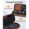 ProCase Hard Carrying Case for 2025 SanDisk Extreme Pro Portable SSD with USB4 4TB 2TB, USB-C External Solid State Drive EVA Travel Storage Bag Protective Cover with 3 Card Slots -Black(Black)