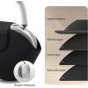 ProCase Hard Carrying Smart Case for AirPods Max, Headphone Travel Case with Sleep Mode Cover & Mesh Pocket, AirPods Max Protective Portable Shell Storage Bag -Black(Black)