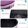 ProCase Hard Case for Apple AirPods Max, Travel Protective Carrying Case with Silicone Ear Cushion Covers, Shockproof EVA Shell with Soft Lining & Accessory Pocket – Green(Purple)