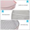 ProCase Hard Case for Apple AirPods Max, Travel Protective Carrying Case with Silicone Ear Cushion Covers, Shockproof EVA Shell with Soft Lining & Accessory Pocket – Green(Pink)