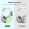 ProCase Hard Case for Apple AirPods Max, Travel Protective Carrying Case with Silicone Ear Cushion Covers, Shockproof EVA Shell with Soft Lining & Accessory Pocket – Green(Green)