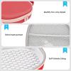 ProCase Hard Case for Apple AirPods Max, Travel Protective Carrying Case with Silicone Ear Cushion Covers, Shockproof EVA Shell with Soft Lining & Accessory Pocket – Green(Red)
