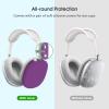 ProCase Hard Case for Apple AirPods Max, Travel Protective Carrying Case with Silicone Ear Cushion Covers, Shockproof EVA Shell with Soft Lining & Accessory Pocket – Green(Purple)
