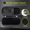 ProCase Hard Case for Electric Trimmer and Shaver, Travel Organizer Carrying Bag for QP2520 QP2530 QP2620 QP2630 -Black(Carbon)