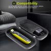 ProCase Hard Case for Electric Trimmer and Shaver, Travel Organizer Carrying Bag for QP2520 QP2530 QP2620 QP2630 -Black(Carbon)
