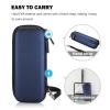 ProCase Hard Case for Electric Trimmer and Shaver, Travel Organizer Carrying Bag for QP2520 QP2530 QP2620 QP2630 -Black(Navy)