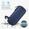 ProCase Hard Case for Electric Trimmer and Shaver, Travel Organizer Carrying Bag for QP2520 QP2530 QP2620 QP2630 -Black(Navy)