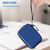 ProCase Hard Drive Case 2.5 Inch for Elements WD My Passport Canvio Basics Seagate Backup Plus Slim Expansion 1TB 2TB 3TB 4TB, Portable Carrying Case Holds 2 External Hard Drives -Navy(Navy)