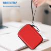 ProCase Hard Drive Case 2.5 Inch for Elements WD My Passport Canvio Basics Seagate Backup Plus Slim Expansion 1TB 2TB 3TB 4TB, Portable Carrying Case Holds 2 External Hard Drives -Navy(Red)
