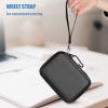 ProCase Hard Drive Case for Canvio Basics Western Digital WD Elements My Passport Seagate Portable Backup Plus Slim 1TB 2TB 3TB 4TB USB 3.0, 2.5”, Samsung T9 Portable External Hard Drive Case -Red(Black)