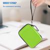 ProCase Hard Drive Case for Canvio Basics Western Digital WD Elements My Passport Seagate Portable Backup Plus Slim 1TB 2TB 3TB 4TB USB 3.0, 2.5”, Samsung T9 Portable External Hard Drive Case -Red(Green)