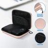 ProCase Hard Drive Case for Canvio Basics Western Digital WD Elements My Passport Seagate Portable Backup Plus Slim 1TB 2TB 3TB 4TB USB 3.0, 2.5”, Samsung T9 Portable External Hard Drive Case -Red(Rosegold)