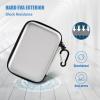 ProCase Hard Drive Case for Canvio Basics Western Digital WD Elements My Passport Seagate Portable Backup Plus Slim 1TB 2TB 3TB 4TB USB 3.0, 2.5”, Samsung T9 Portable External Hard Drive Case -Red(Silver)