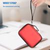 ProCase Hard Drive Case for Canvio Basics Western Digital WD Elements My Passport Seagate Portable Backup Plus Slim 1TB 2TB 3TB 4TB USB 3.0, 2.5”, Samsung T9 Portable External Hard Drive Case -Red(Red)