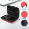 ProCase Hard Drive Case for Canvio Basics Western Digital WD Elements My Passport Seagate Portable Backup Plus Slim 1TB 2TB 3TB 4TB USB 3.0, 2.5”, Samsung T9 Portable External Hard Drive Case -Red(Red)
