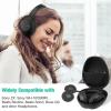 ProCase Hard Headphone Case Travel Bag for Sony WH-1000XM4, Beats Solo3, Bose QC, Hardshell EVA Carrying Case Headset Case with 2 Dust Covers – Black(Black)