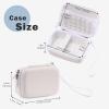 ProCase Hard Shell Digital Camera Case for Canon G7X Mark III Mark II, Sony Cybershot, PowerShot SX740, Ricoh GR III, Kodak Pixpro, Compact 4K Vlogging Small Cameras Travel Carrying Storage Bag -Black(White)