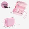 ProCase Hard Shell Digital Camera Case for Canon G7X Mark III Mark II, Sony Cybershot, PowerShot SX740, Ricoh GR III, Kodak Pixpro, Compact 4K Vlogging Small Cameras Travel Carrying Storage Bag -Black(Pink)