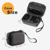 ProCase Hard Shell Digital Camera Case for Canon G7X Mark III Mark II, Sony Cybershot, PowerShot SX740, Ricoh GR III, Kodak Pixpro, Compact 4K Vlogging Small Cameras Travel Carrying Storage Bag -Black(Black)