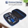 ProCase Hard Travel Case for Man Gillette Styler Beard Trimmer, Father’s Day Carrying Storage Bag for Blade Refills, Charging Cord, Hair Clippers Electric Body Shaver Razor Accessories -Black