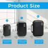ProCase Hard Travel Electronic Organizer Case for MacBook Power Adapter Chargers Cables Power Bank Apple Magic Mouse Apple Pencil USB Flash Disk SD Card Small Portable Accessories Bag(Rosegold)