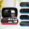 ProCase Hard Travel Electronic Organizer Case for MacBook Power Adapter Chargers Cables Power Bank Apple Magic Mouse Apple Pencil USB Flash Disk SD Card Small Portable Accessories Bag(Wine)