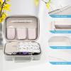 ProCase Hard Travel Electronic Organizer Case for MacBook Power Adapter Chargers Cables Power Bank Apple Magic Mouse Apple Pencil USB Flash Disk SD Card Small Portable Accessories Bag(Silver Gray)