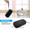 ProCase Insulin Cooler Travel Carrying Case, Diabetic Medication Organizer Insulated Cooling Bag with 2 Ice Packs for Insulin Pens Syringe Needle -Black
