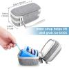 ProCase Insulin Cooler Travel Carrying Case, Portable Diabetes Cold Medication Organizer with Ice Brick, Upgraded Chill Pill Insulation Hard Bag for Insulin Pen Syringes Needle Kits Holder (Black)(Grey)