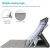 ProCase Keyboard Case for Surface Pro 9 (2022) / Pro 8 (2021) 13″ Tablet, Slim Light Smart Cover with Magnetically Detachable Wireless Keyboard -Black