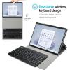 ProCase Keyboard Case for Surface Pro 9 (2022) / Pro 8 (2021) 13″ Tablet, Slim Light Smart Cover with Magnetically Detachable Wireless Keyboard -Black