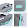 ProCase Laptop Sleeve Case, 15 15.6 inch Laptop Bag Compatible with MacBook HP Dell Lenovo ASUS Chromebook -Light Grey