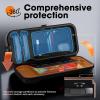 ProCase Large Carrying Case for 2025 Nintendo Switch 2 with 24 Game Card Slots, Hard Travel Portable Bag Protective Cases for Console Joy-Con and Adapter -Black
