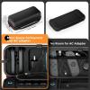 ProCase Large Carrying Case for 2025 Nintendo Switch 2 with 24 Game Card Slots, Hard Travel Portable Bag Protective Cases for Console Joy-Con and Adapter -Black