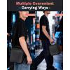 ProCase MTG Hard Carrying Card Deck Box, 4 HD Acrylic Deck Boxes Hold 400+ Double-Sleeved Cards with Card Dividers for Sports Cards, TCG, PKM -Black