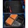 ProCase MTG Hard Carrying Card Deck Box, 4 HD Acrylic Deck Boxes Hold 400+ Double-Sleeved Cards with Card Dividers for Sports Cards, TCG, PKM -Black