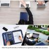 ProCase Portfolio Business Padfolio Folder with Zipper, Conference Meeting Executive File Legal Document Organizer with Pockets Letter Size A4 Writing Pad Notepad Padfolio -Navy(Navy)