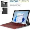 ProCase Protective Case for 10.5 Inch Surface Go 3 2021 / Surface Go 2 2020/10 Inch Surface Go 2018, Slim Light Smart Cover Stand Hard Shell, Compatible with Surface Type Cover -Navy(Black)