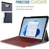 ProCase Protective Case for 10.5 Inch Surface Go 3 2021 / Surface Go 2 2020/10 Inch Surface Go 2018, Slim Light Smart Cover Stand Hard Shell, Compatible with Surface Type Cover -Navy(Navy)
