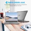 ProCase Protective Case for 15 Inch Surface Laptop 5/4/3, Heavy Duty Slim Hard Shell Cover with Foldable Kickstands for 15″ Laptop 2022 2021 2019 Old Version -Grey