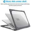 ProCase Protective Case for 15 Inch Surface Laptop 5/4/3, Heavy Duty Slim Hard Shell Cover with Foldable Kickstands for 15″ Laptop 2022 2021 2019 Old Version -Grey