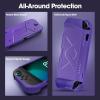 ProCase Protective Case for Nintendo Switch 2 (2025 Model), Hard PC Front Cover + Soft Back Shell with Ergonomic Grip for New 7.9 Inch Nintendo Switch 2 2025 Release -Purple(Purple)