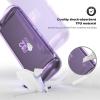 ProCase Protective Cover for Nintendo Switch 2 2025, Case with Ergonomic Grip, Shell for Switch 2, Soft TPU Protector Accessories, Anti-Scratch, Easy to Install -Transparent Pink(Transparent Purple)
