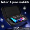 ProCase Slim Carrying Case for Nintendo Switch 2 2025, Travel Case Hard-Shell with 12 Game Card Slots, Switch 2 Protector Accessories -Purple(Black)