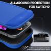 ProCase Slim Carrying Case for Nintendo Switch 2 2025, Travel Case Hard-Shell with 12 Game Card Slots, Switch 2 Protector Accessories -Purple(Blue)