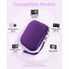 ProCase Small Digital Camera Case for KODAK PIXPRO FZ55/FZ53/FZ45/FZ43, Hard Shell Camera Case, Cute Compact Travel Carrying Protective Camera Storage Case for Kids -Black(Purple)