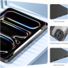 ProCase Smart Case for iPad Pro 11 Inch 2025(M5) / 2024(M4) with Pencil Holder, Clear Back Slim Tri-Angle Folio Stand Shell Tablet Cover for iPad Pro 11” -Black(Black)