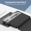 ProCase Smart Case for iPad Pro 11 Inch 2025(M5) / 2024(M4) with Pencil Holder, Clear Back Slim Tri-Angle Folio Stand Shell Tablet Cover for iPad Pro 11” -Black(Black)